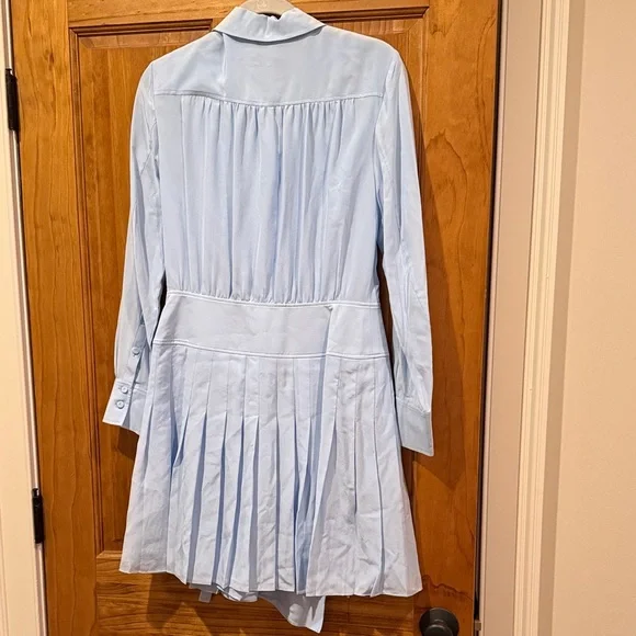 Jason Wu Sky Blue Shirt Dress - Picture 6 of 7